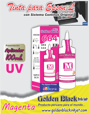 Tinta UV, Frasco 100ml.
